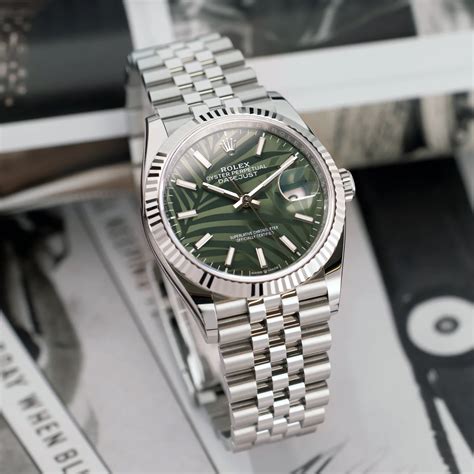 rolex datejust 36 palm motif for sale